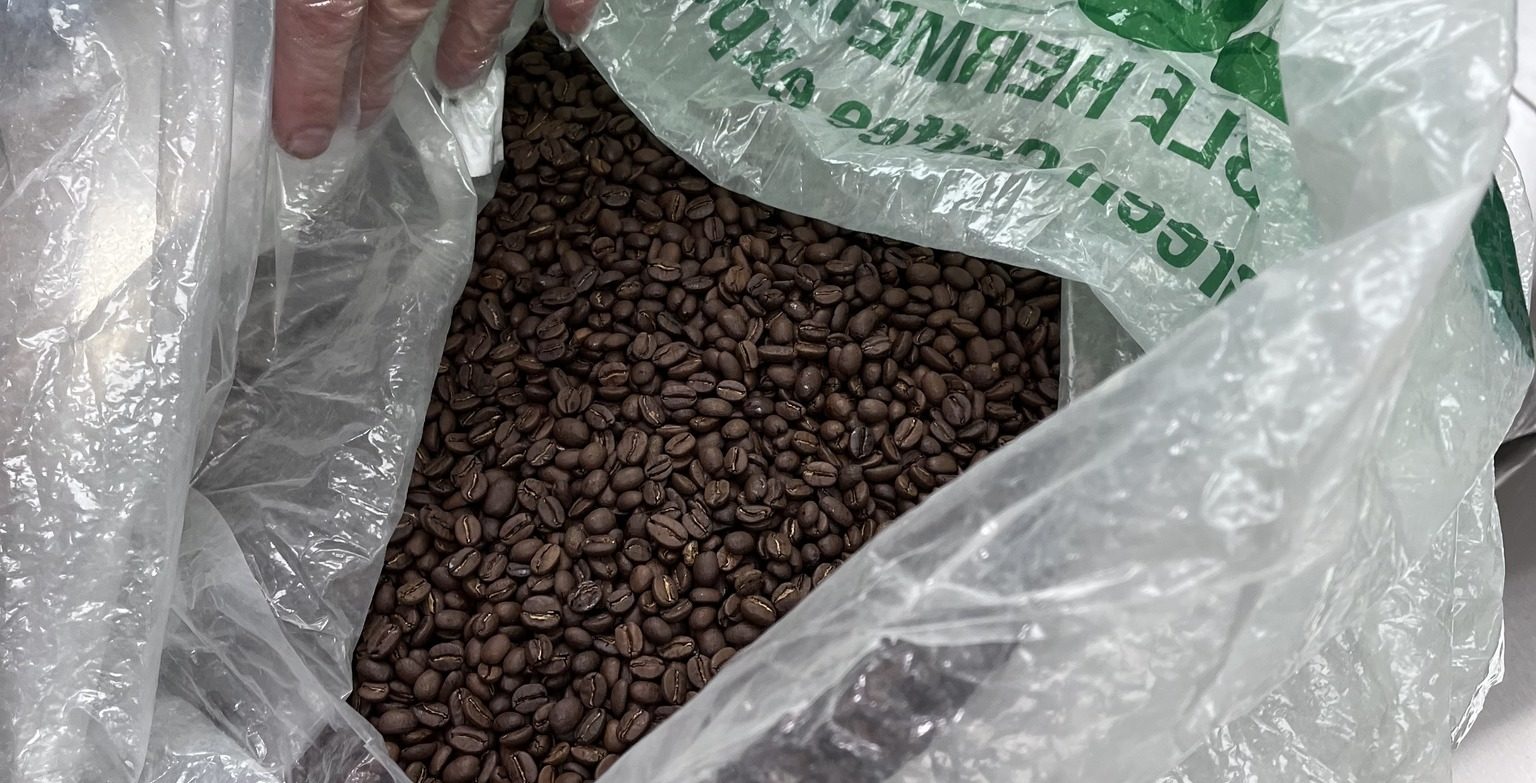 Bag of Bulk Roasted Coffee
